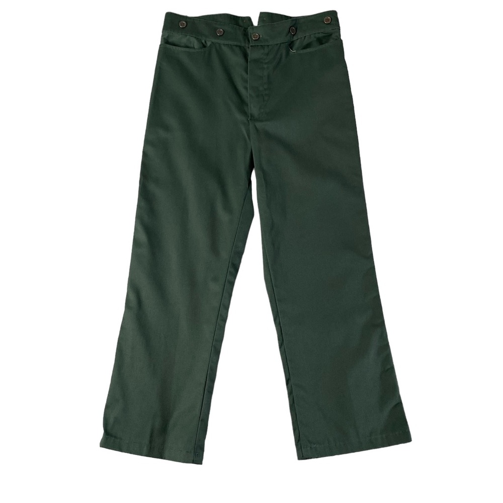 Brassada Pants Mens 38 x 32 Green Cinch Belt Western Cowboy Frontier USA Made